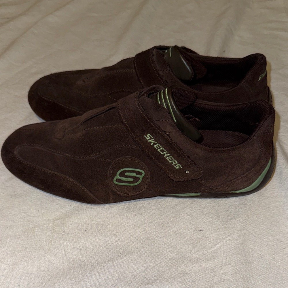 Women’s 90’s Skechers Soho Lab Brown Suede Athletic Sneakers Size 9
